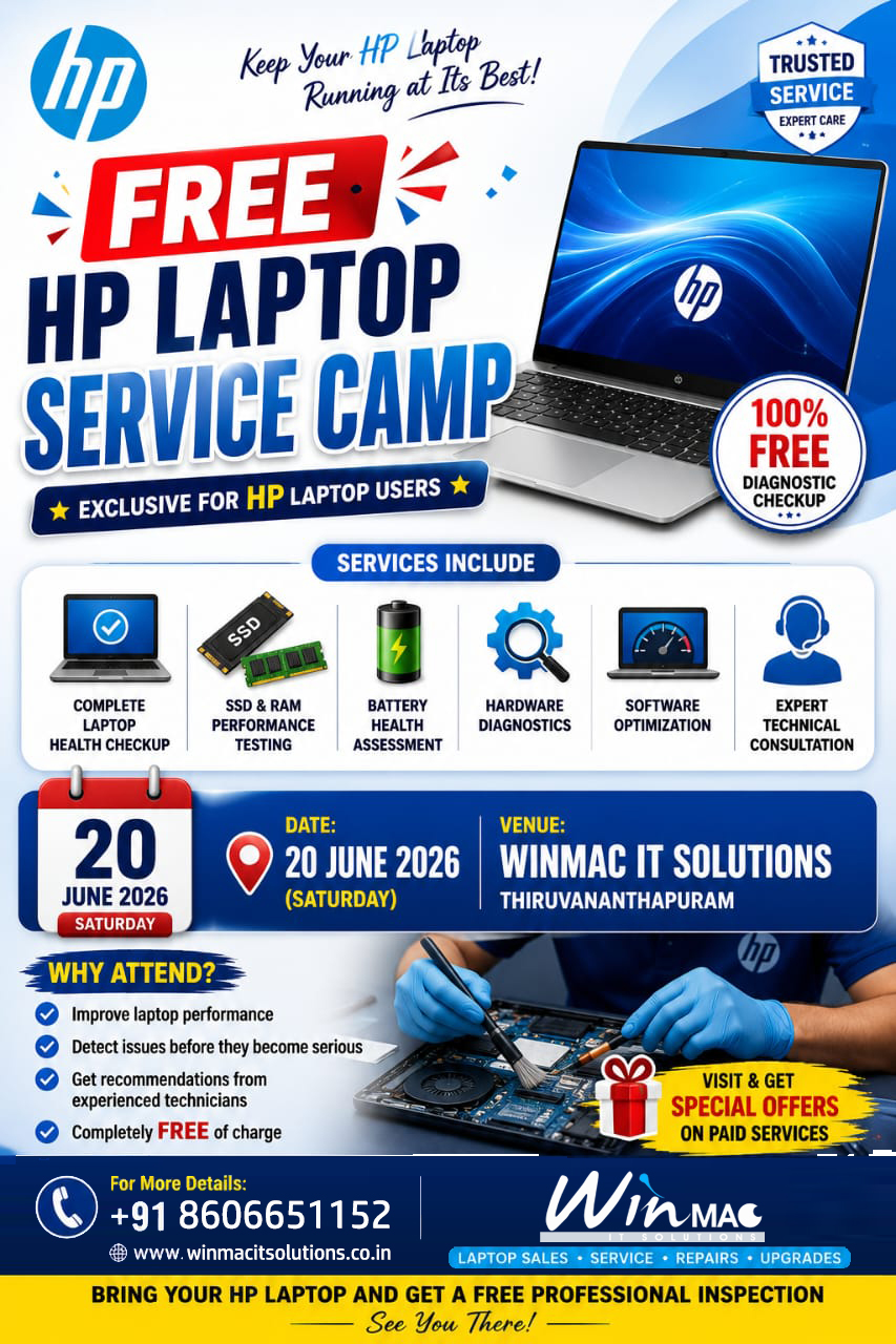 HP Laptop Free Service Camp
